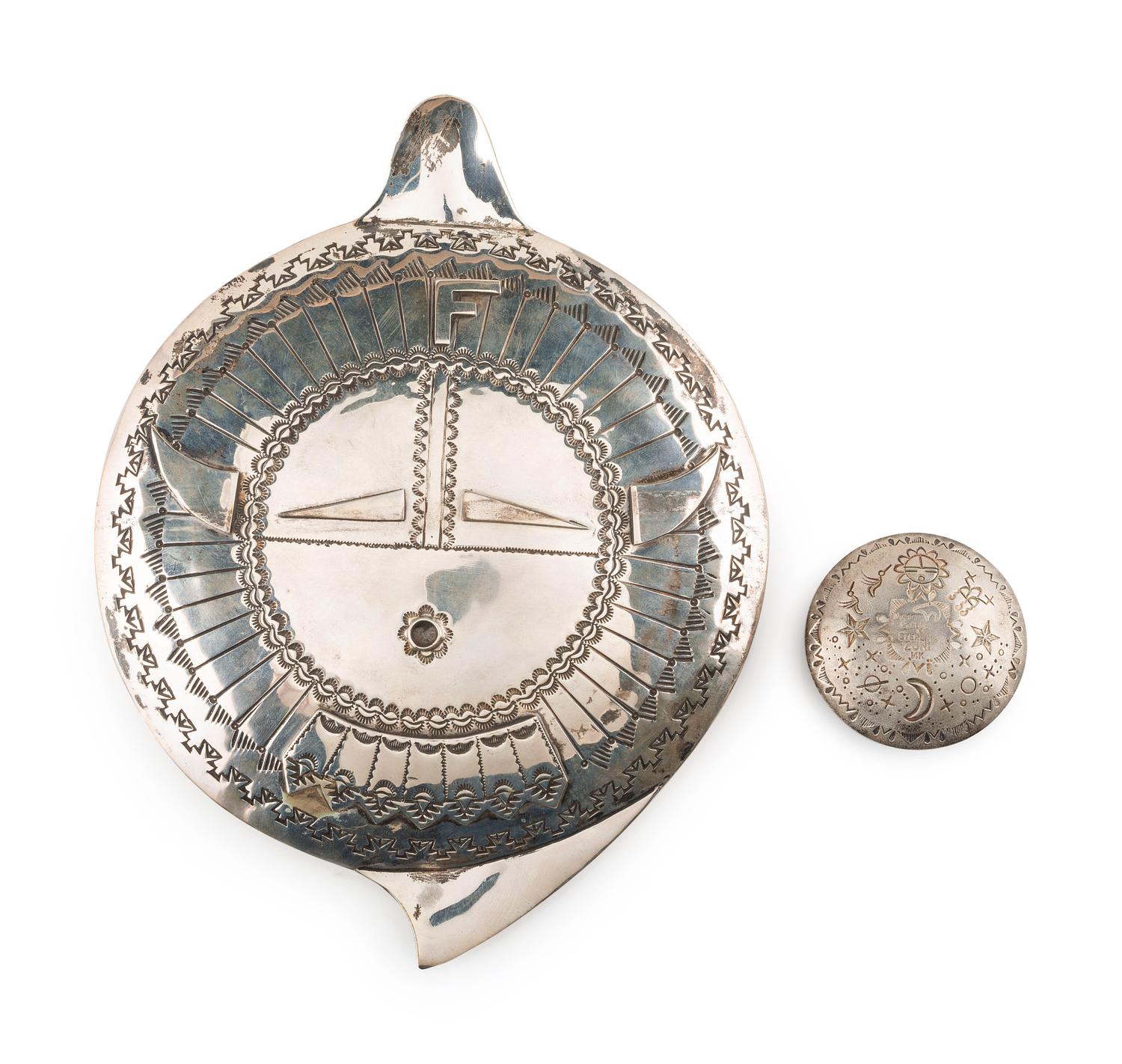 Sterling Silver Seed Jar with 14k Gold Accents; PLUS