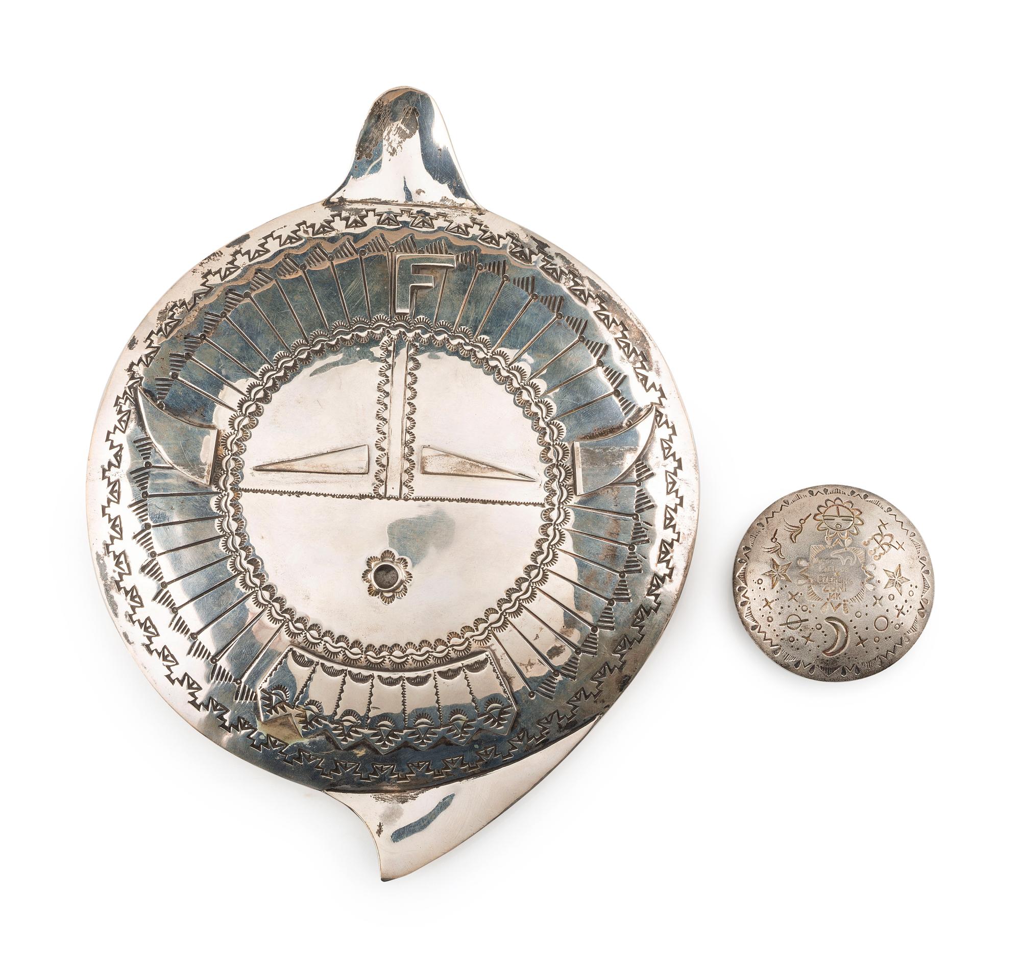 Sterling Silver Seed Jar with 14k Gold Accents; PLUS