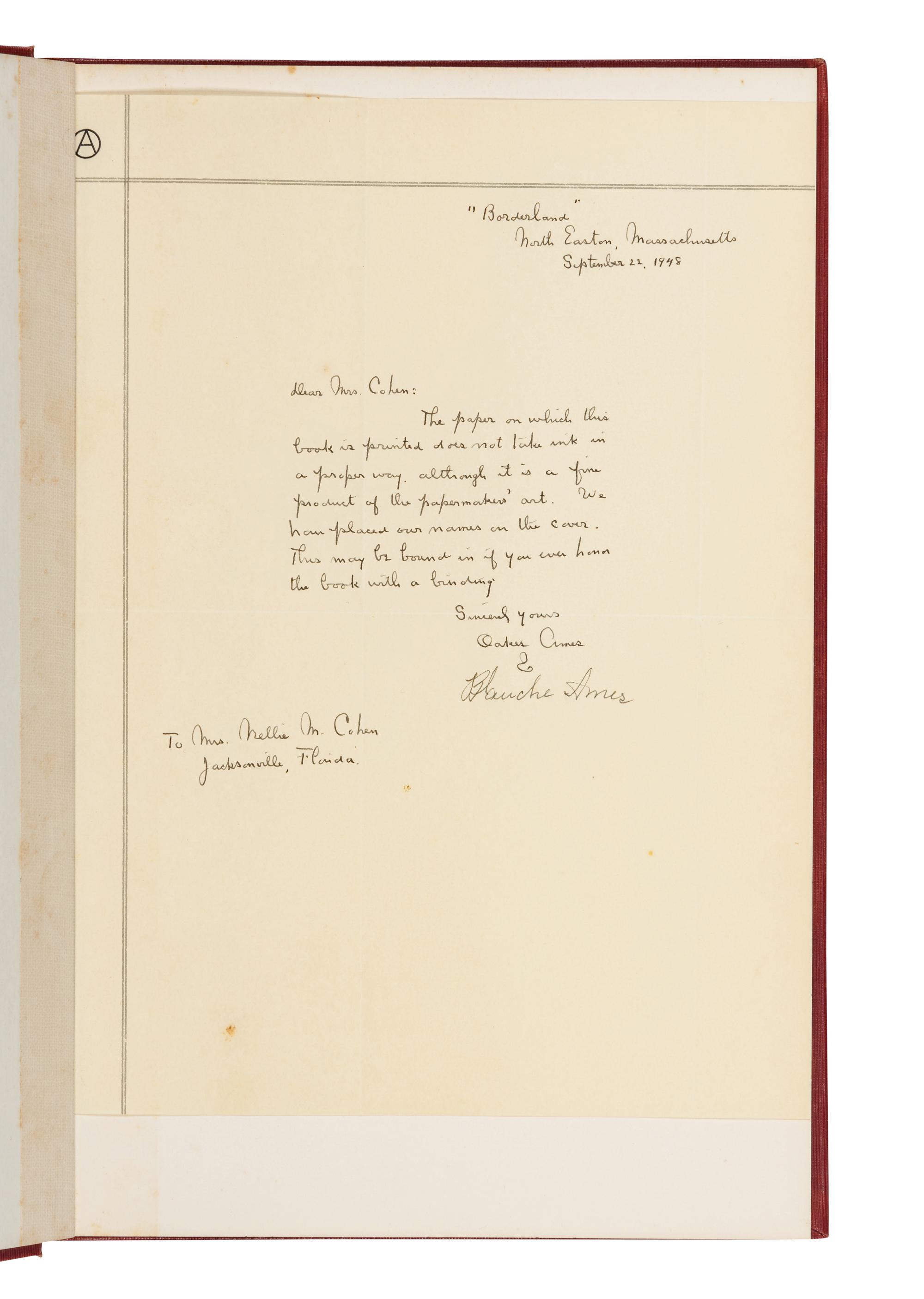 AMES, Oakes (1804-1873). A group of 7 works about orchids, including: