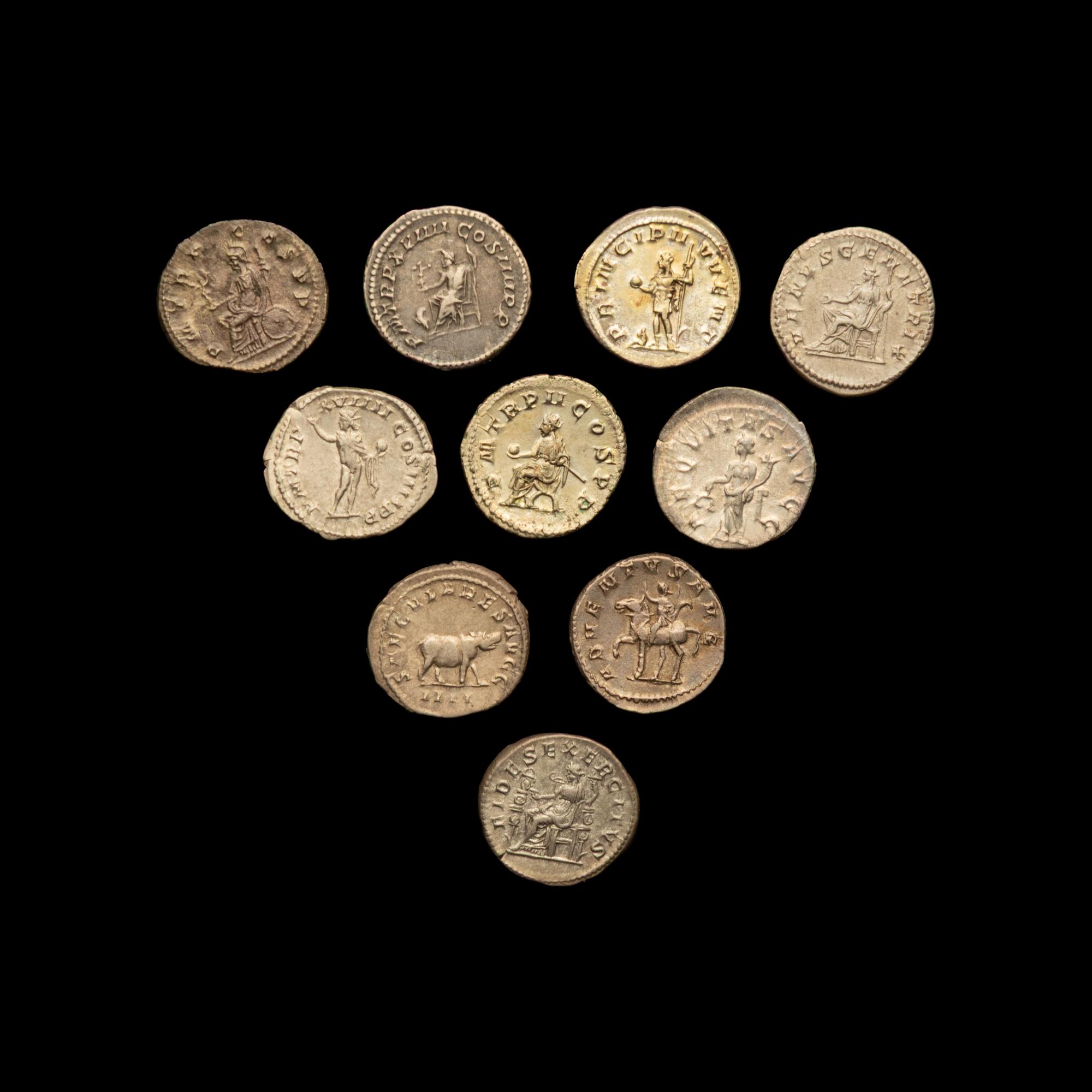 [ANCIENTS] A Collection of Ten Roman Empire Ar Antoninani
