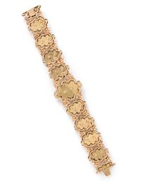 BICOLOR GOLD AND ENAMEL BRACELET