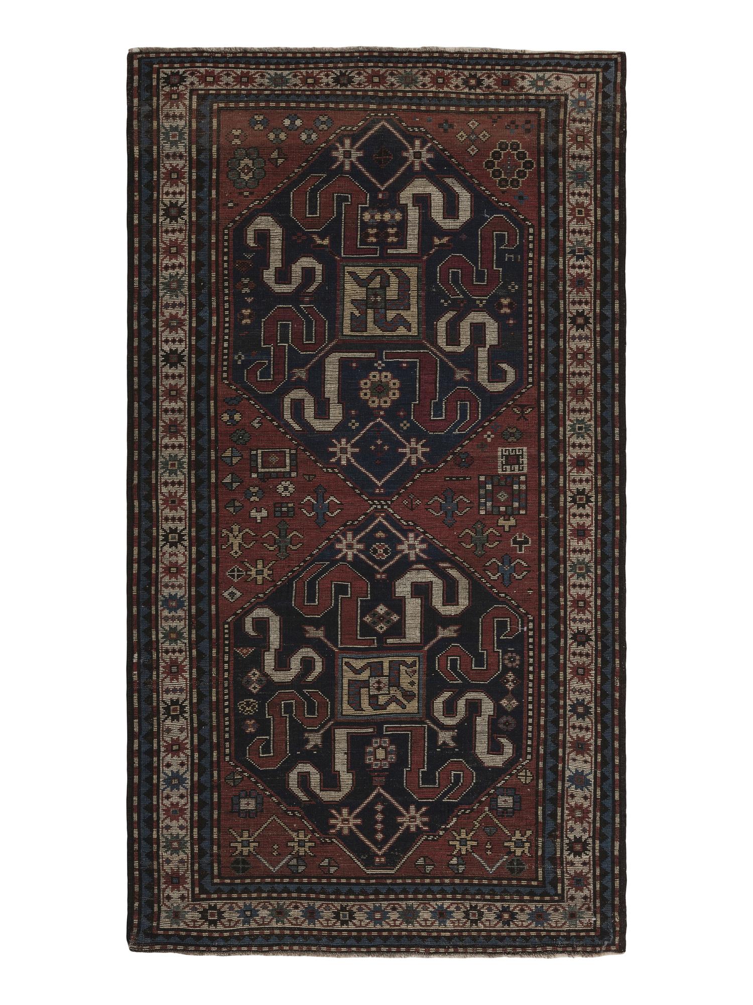 A Cloudband Kazak Rug