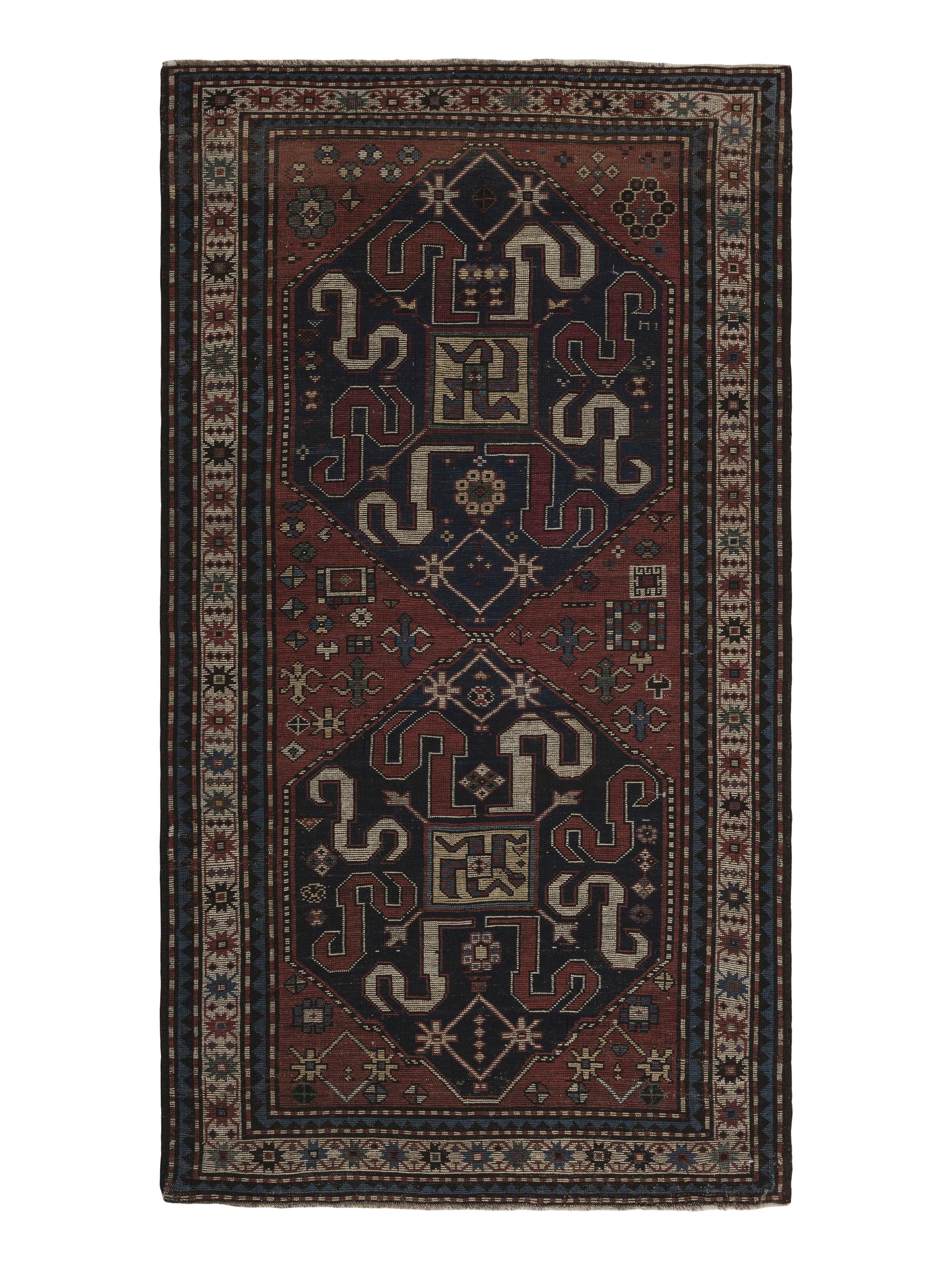 A Cloudband Kazak Rug