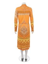 Leonard Knit Day Dress with Tasseled Tie Belt