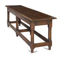 An English Oak Hall Bench