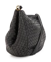 A Bottega Veneta Black Intrecciato Bag