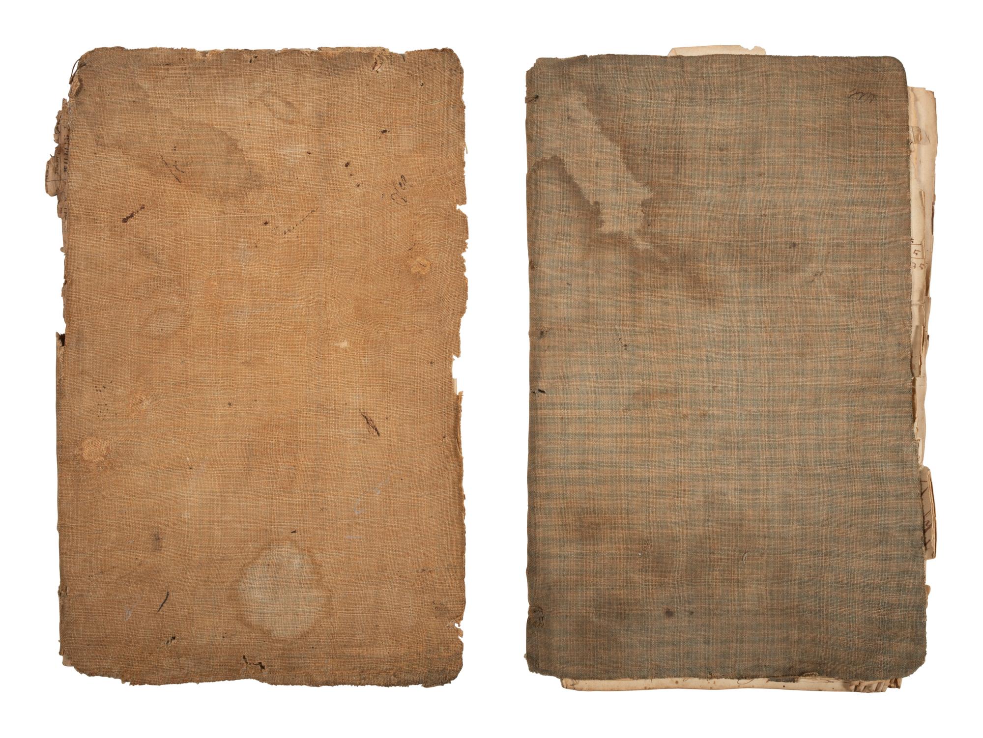 [AMERICANA]. SHOOTS, Joseph (1771-1855). Two early arithmetic lesson books, late 1700s-early 1800s.