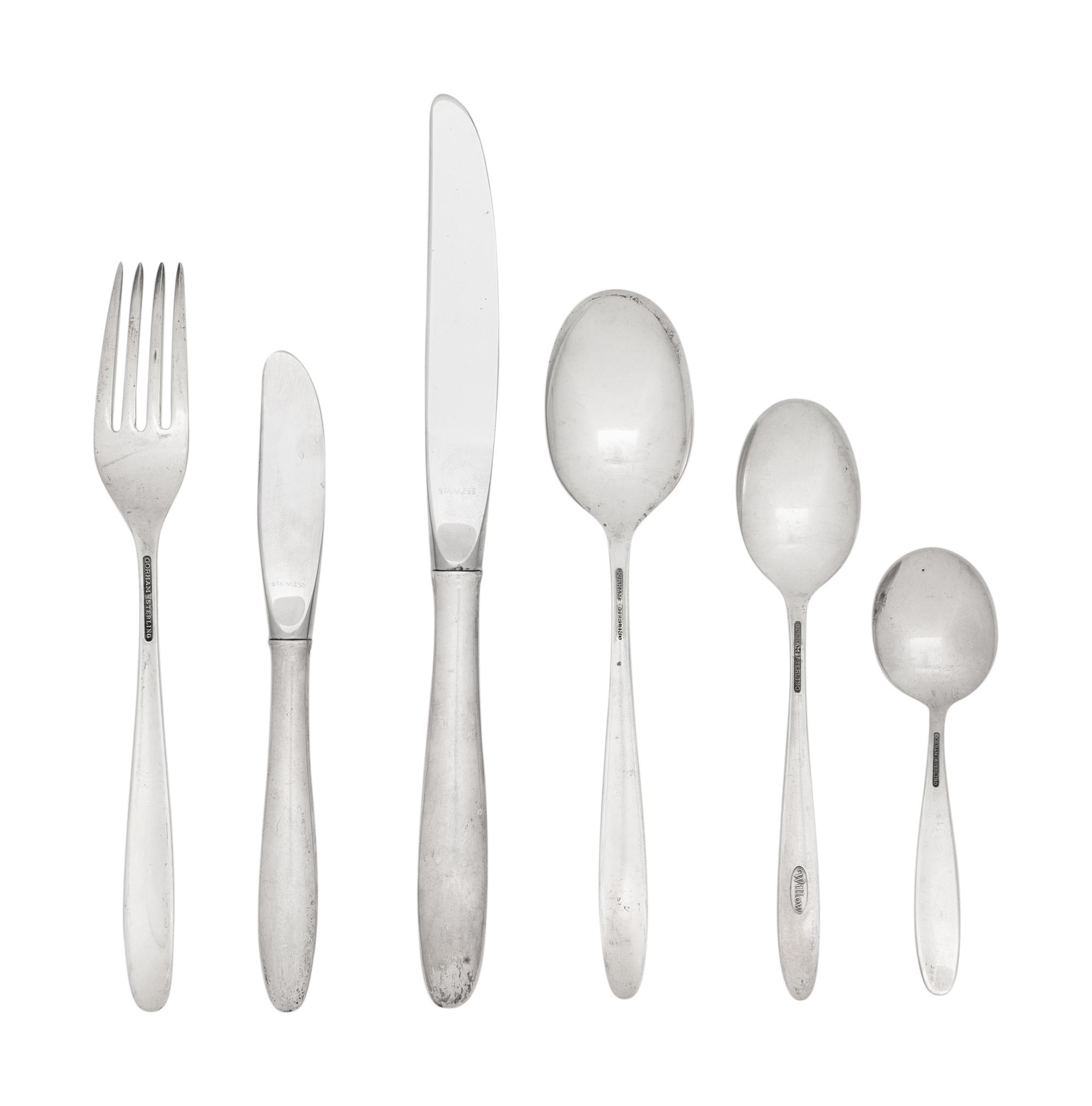An American Silver Flatware Service