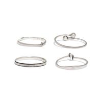 JOHN IVERSON, COLLECTION OF STERLING SILVER BRACELETS