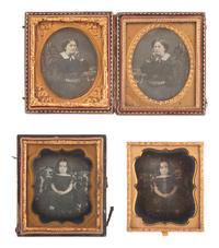 [EARLY PHOTOGRAPHY]. 13 pairs of daguerreotypes featuring the same subjects, some likely copies.