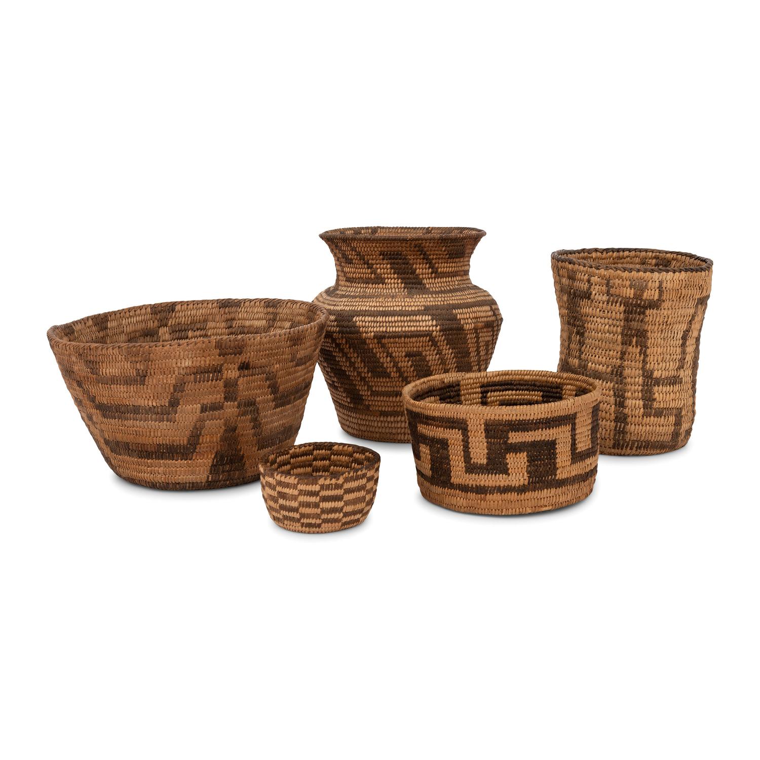 Akimel O'odham Baskets