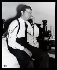 A Joe DiMaggio Signed Autograph Large Format Photograph (Beckett Authentication Services BAS Certified),