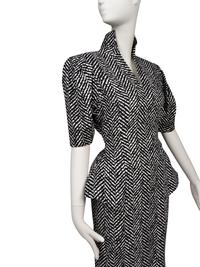 Three La Mendola Garments: Dress, Jacket, Coat, 1980s