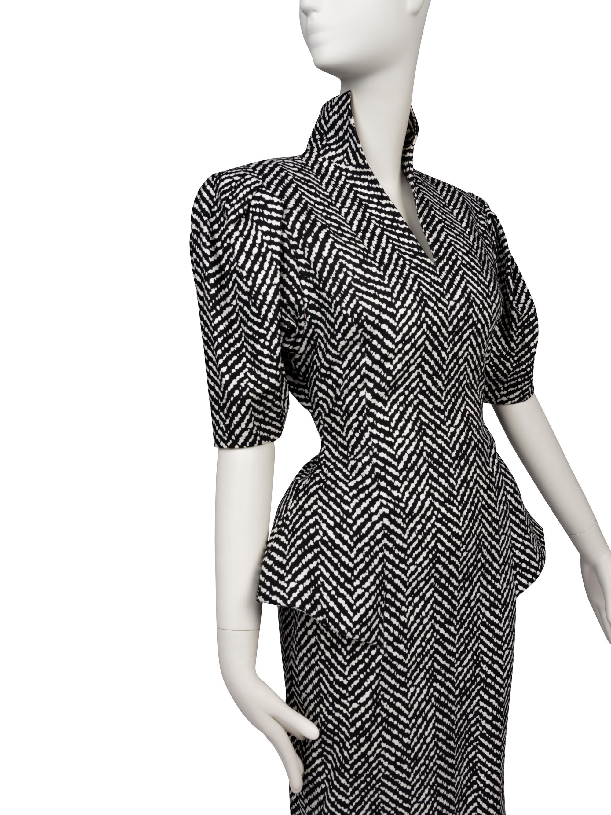 Three La Mendola Garments: Dress, Jacket, Coat, 1980s