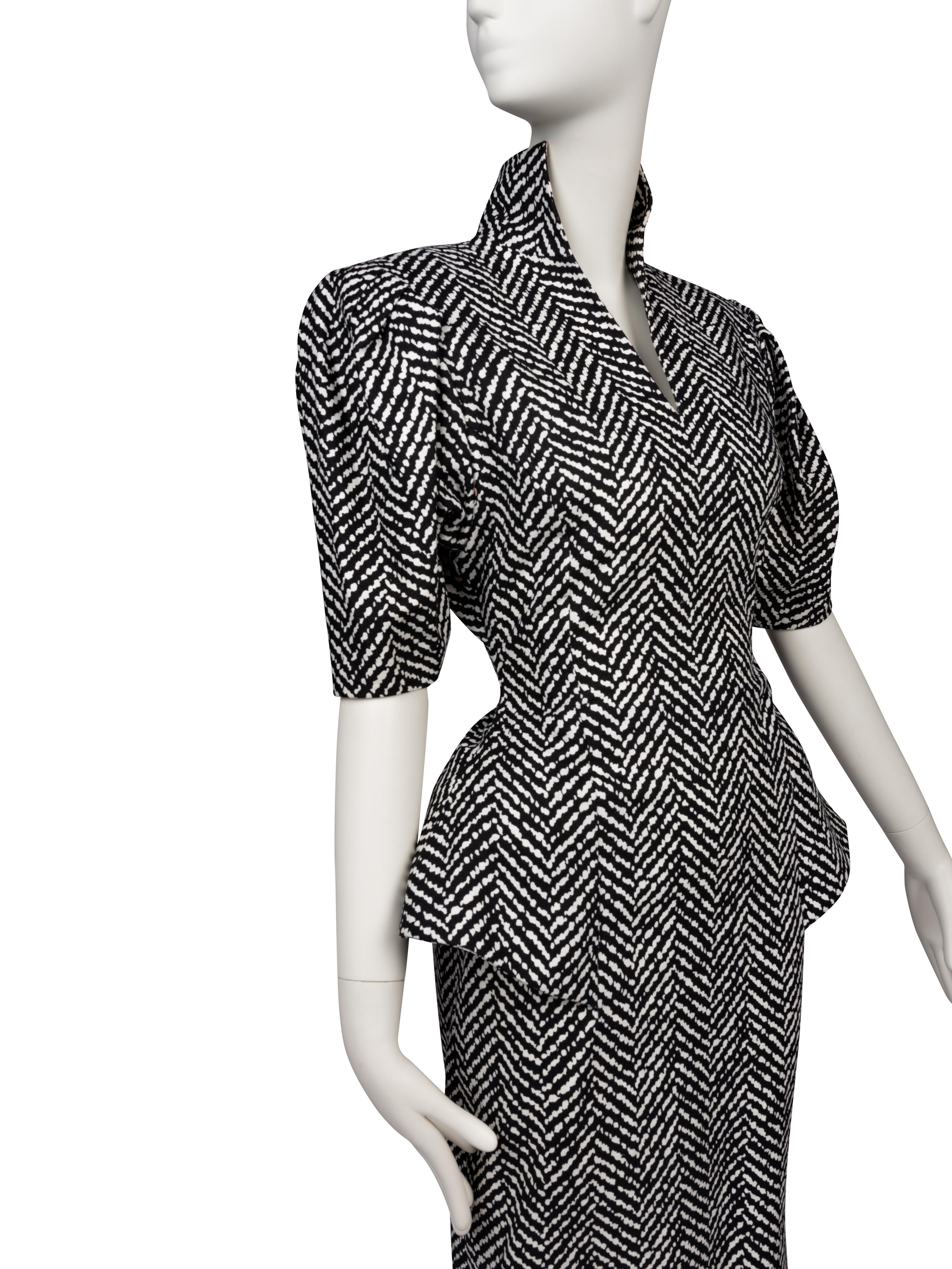 Three La Mendola Garments: Dress, Jacket, Coat, 1980s