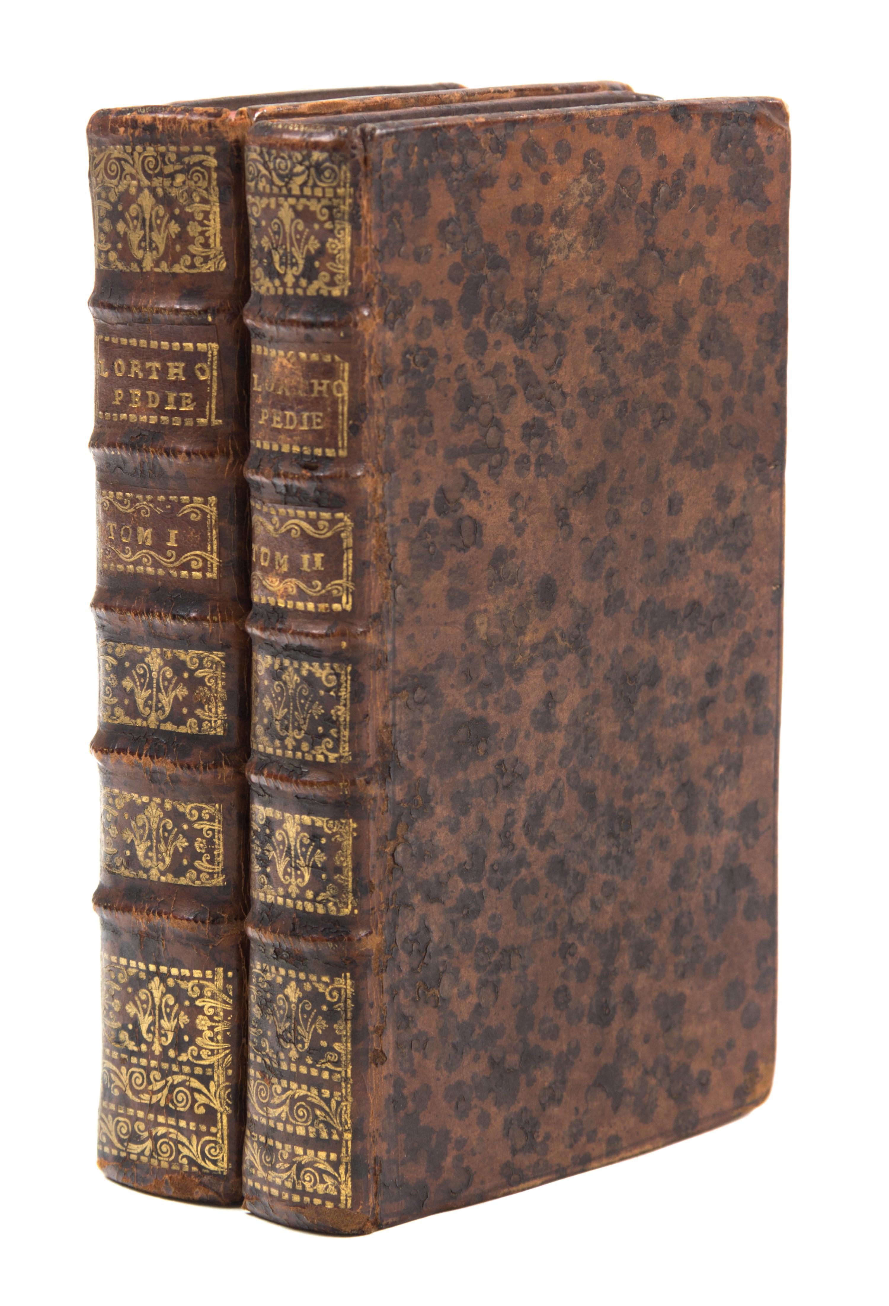 (ORTHOPEDICS) ANDRY DE BOISREGARD, NICOLAS. L'Orthopedie, ou l'art de..corriger dans les enfants, les difformites... Paris, 1741. 1st e