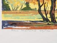 Five Works: Quiet Pool , edition 118/120; Fall Pasture , edition 94/130; Northern New Mexico , Over Print #1; Winter Afternoon; Night Stag , edition 129/150