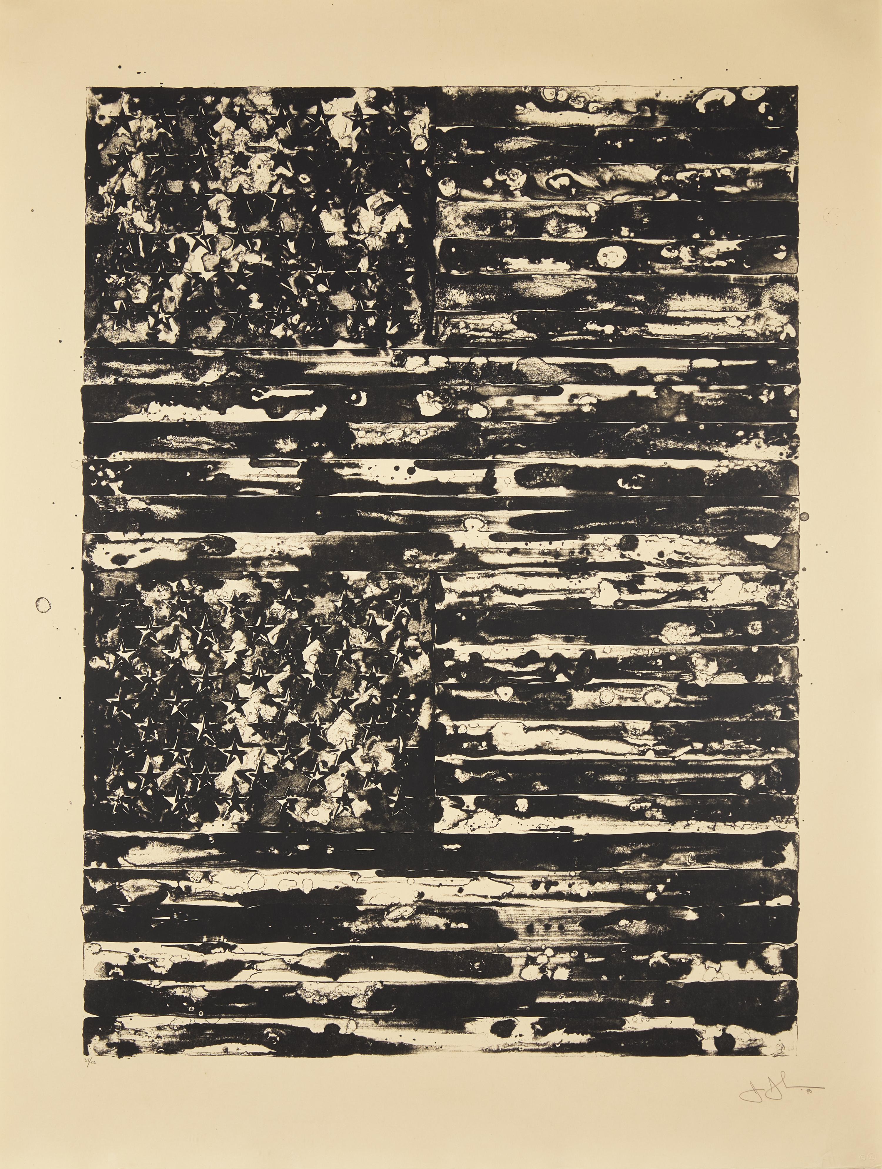 Jasper Johns (American, b. 1930) — Two Flags, 1980