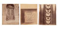 A group of three photographs ( La Monnaie, quai Conti, 1900; Hôtel Lepelletier Saint Fargeau, rue de Sévigné , 1905; La Monnaie, quai Conti, 1905-1906)