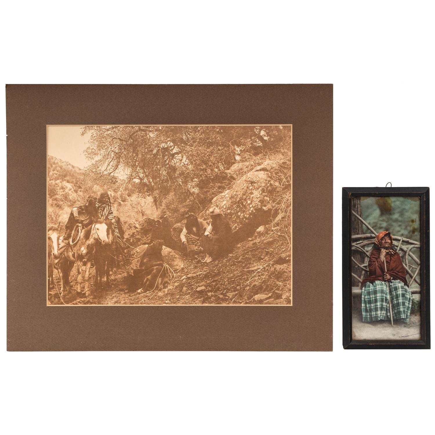 [NATIVE AMERICANS]. A group of 21 prints and photographs of Native American subjects, incl. examples by L.A. Huffman and Detroit Photographic Co.