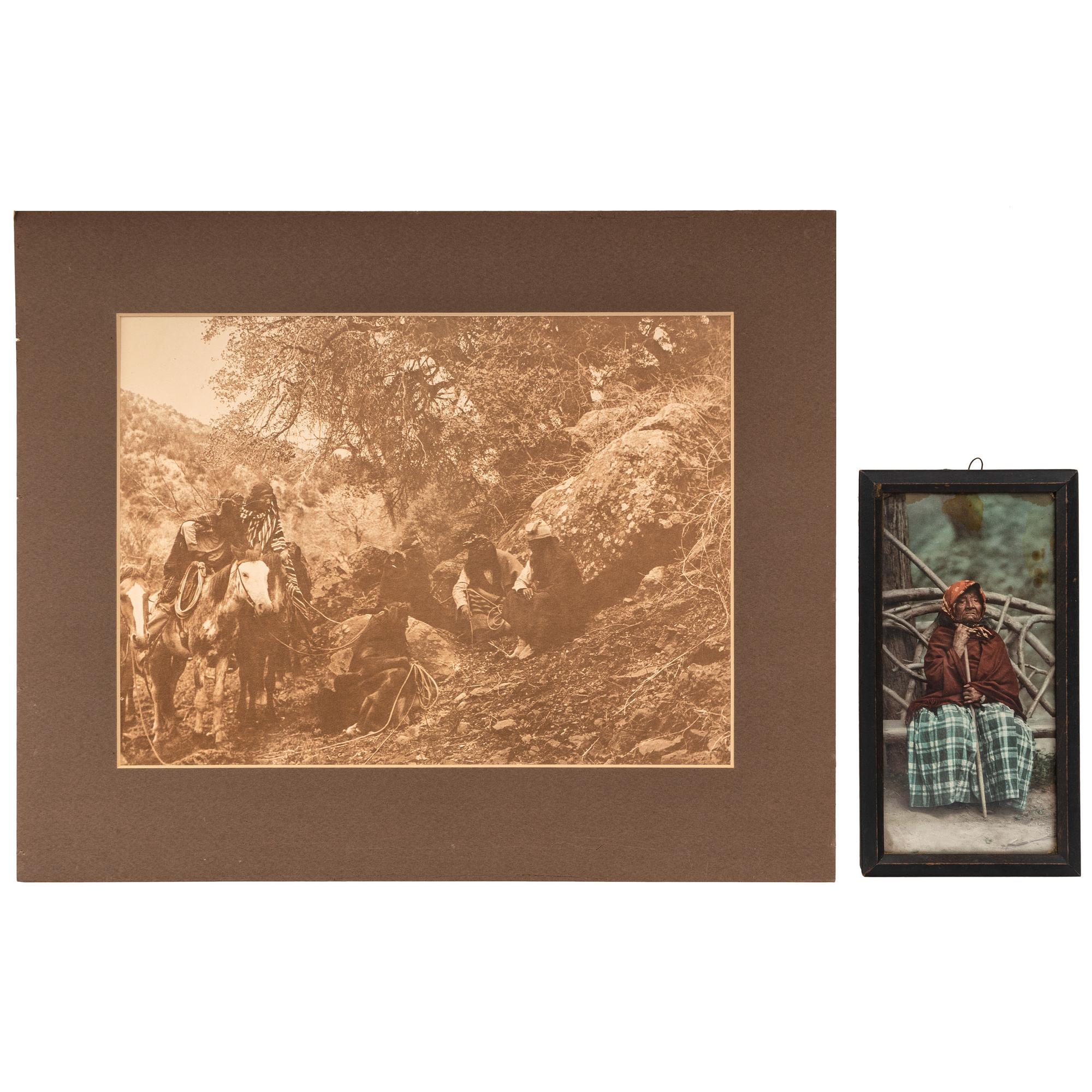 [NATIVE AMERICANS]. A group of 21 prints and photographs of Native American subjects, incl. examples by L.A. Huffman and Detroit Photographic Co.