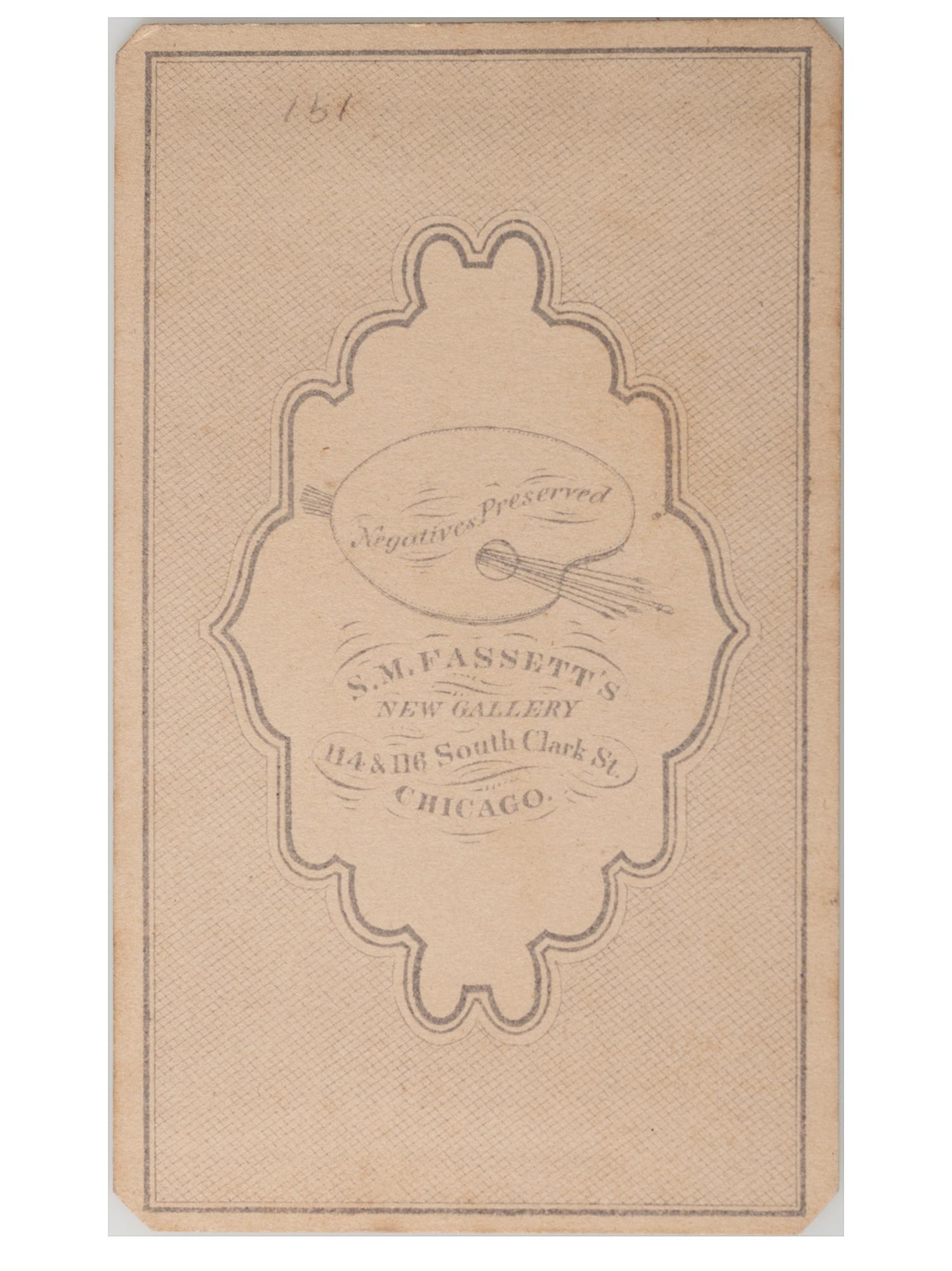 [CIVIL WAR]. CDV of General Sherman and Staff. Chicago: S.M. Fassett, n.d.