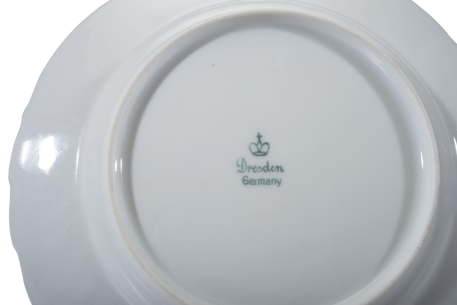 Thirteen Dresden (Richard Klemm) Porcelain Plates