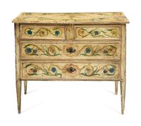 An Italian Neoclassical Painted Commode