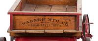 A 'Wagner Coaster' Wooden Advertising Wagon