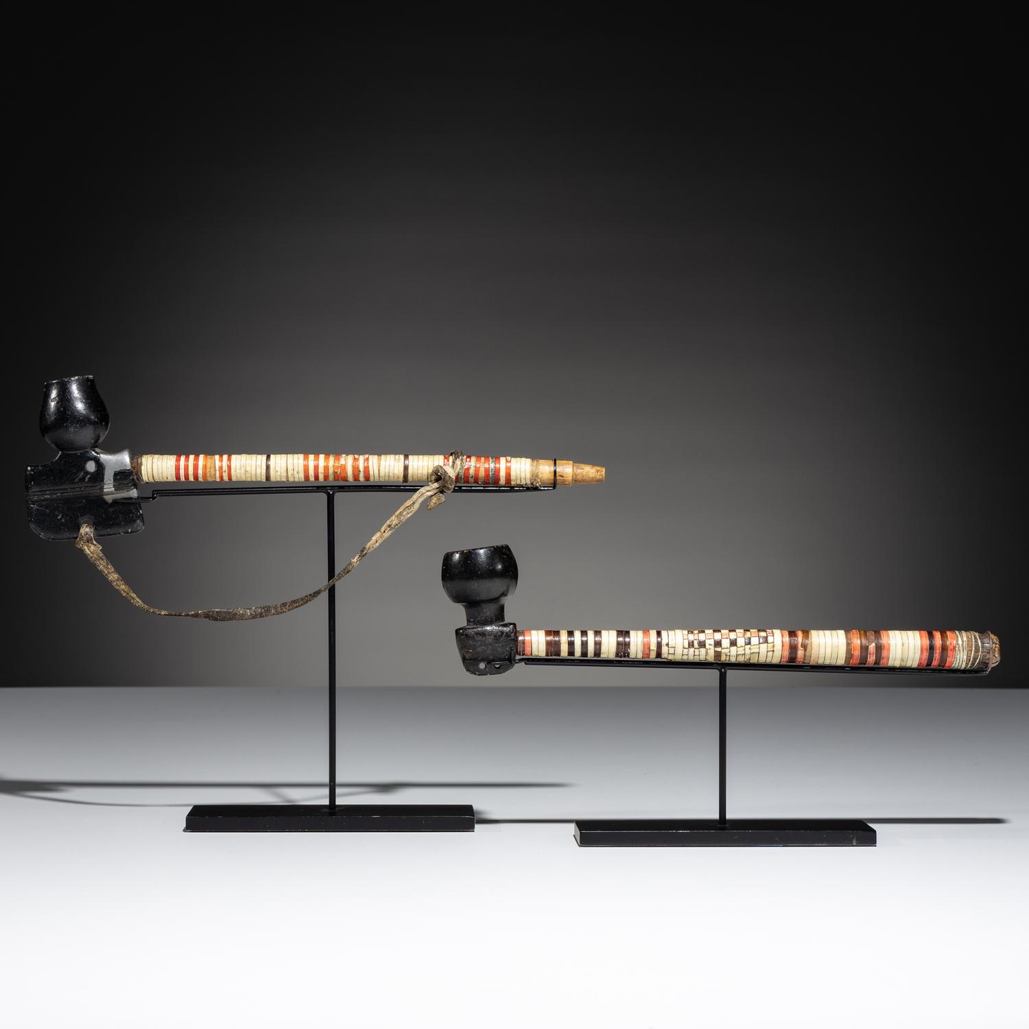 Early Mi'kmaq Quilled Pipes, Exhibited and Published