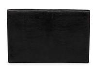 Hermès Lydie Clutch in Black Lizard, Mid-Late 20th Century