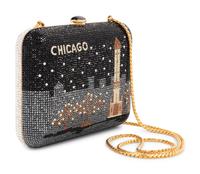 Judith Leiber Chicago Rhinestone Minaudière