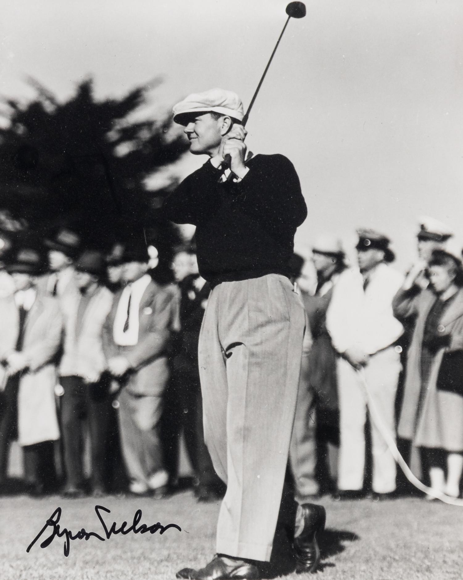 A Large Group of Masters Golf Champions Signed Autograph Displays,