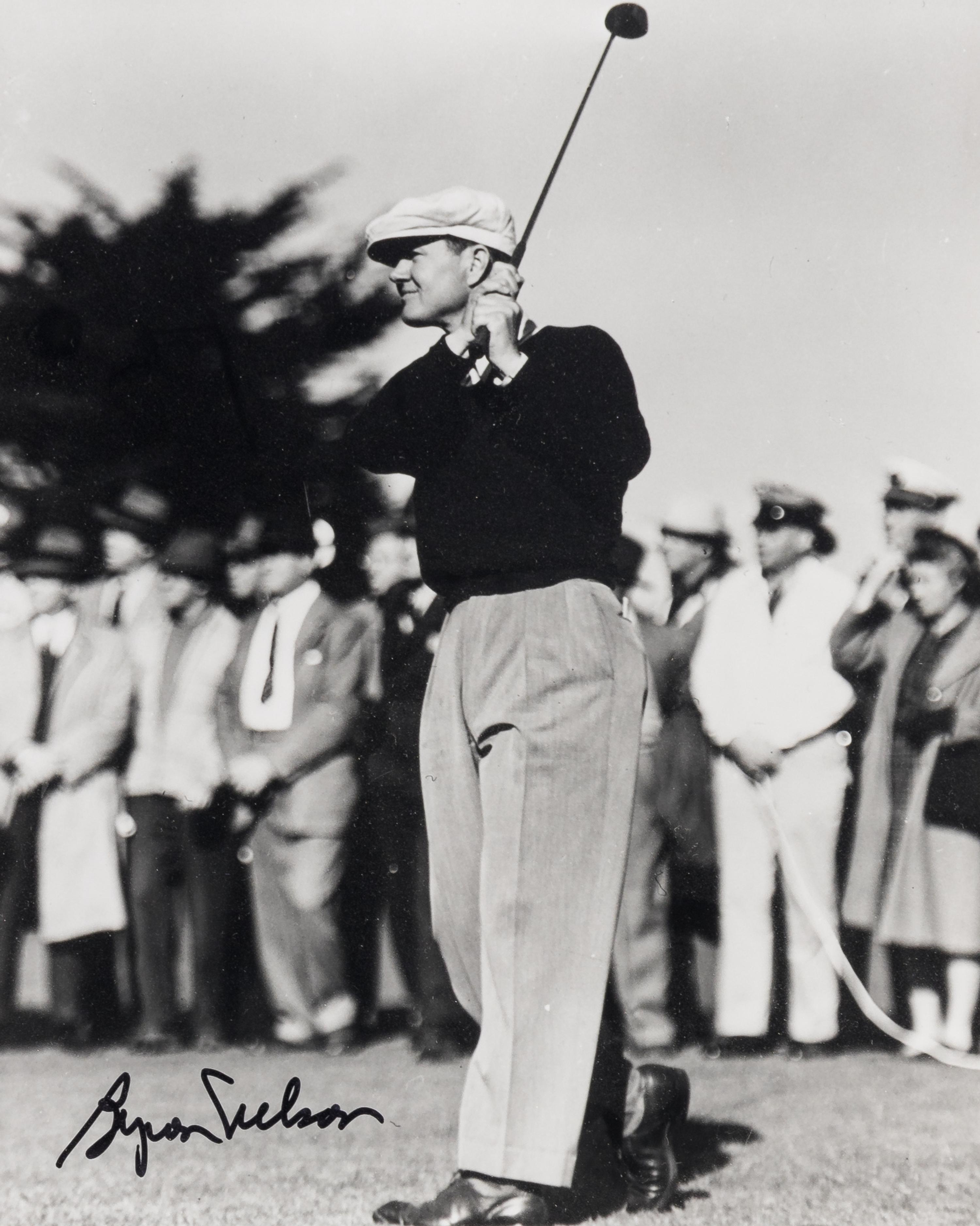 A Large Group of Masters Golf Champions Signed Autograph Displays,