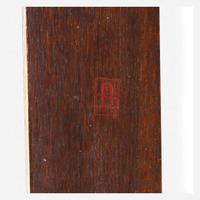 Gustav Stickley (American, 1858-1942) Three Chairs: Arm Rocker No. 2597, an Arm Rocker, and Armchair No. 2618-A, circa 1902