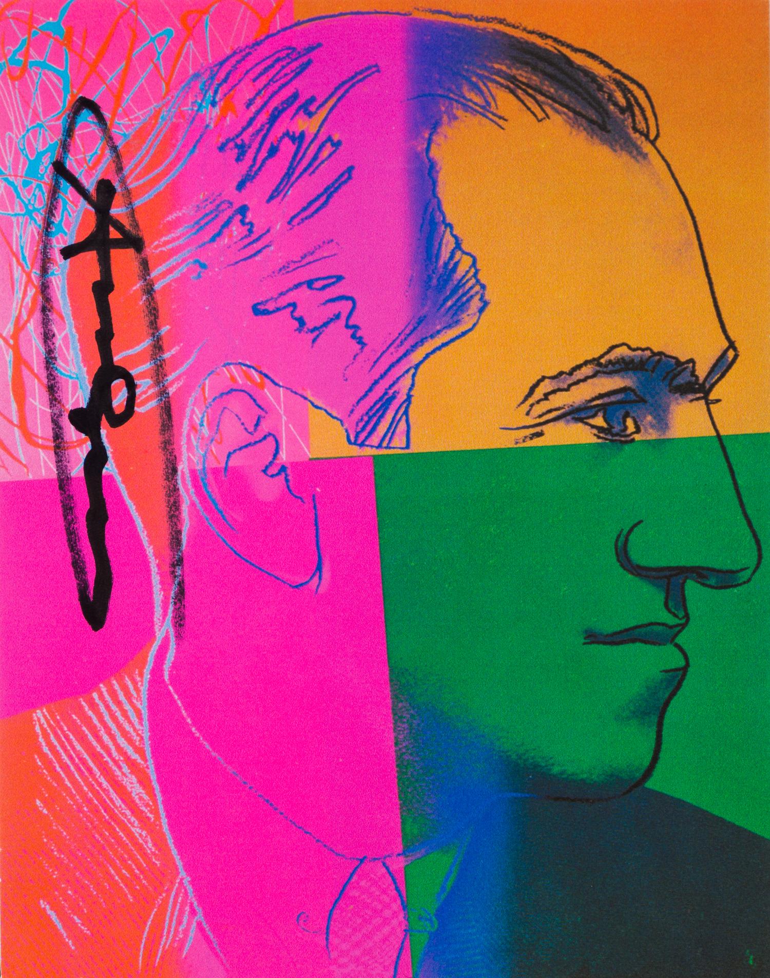 Andy Warhol, (American, 1928-1987), Ten Portraits of Jews of the Twentieth Century, 1980 (set of ten announcement cards from the Jewish