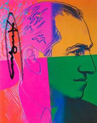 Andy Warhol, (American, 1928-1987), Ten Portraits of Jews of the Twentieth Century, 1980 (set of ten announcement cards from the Jewish