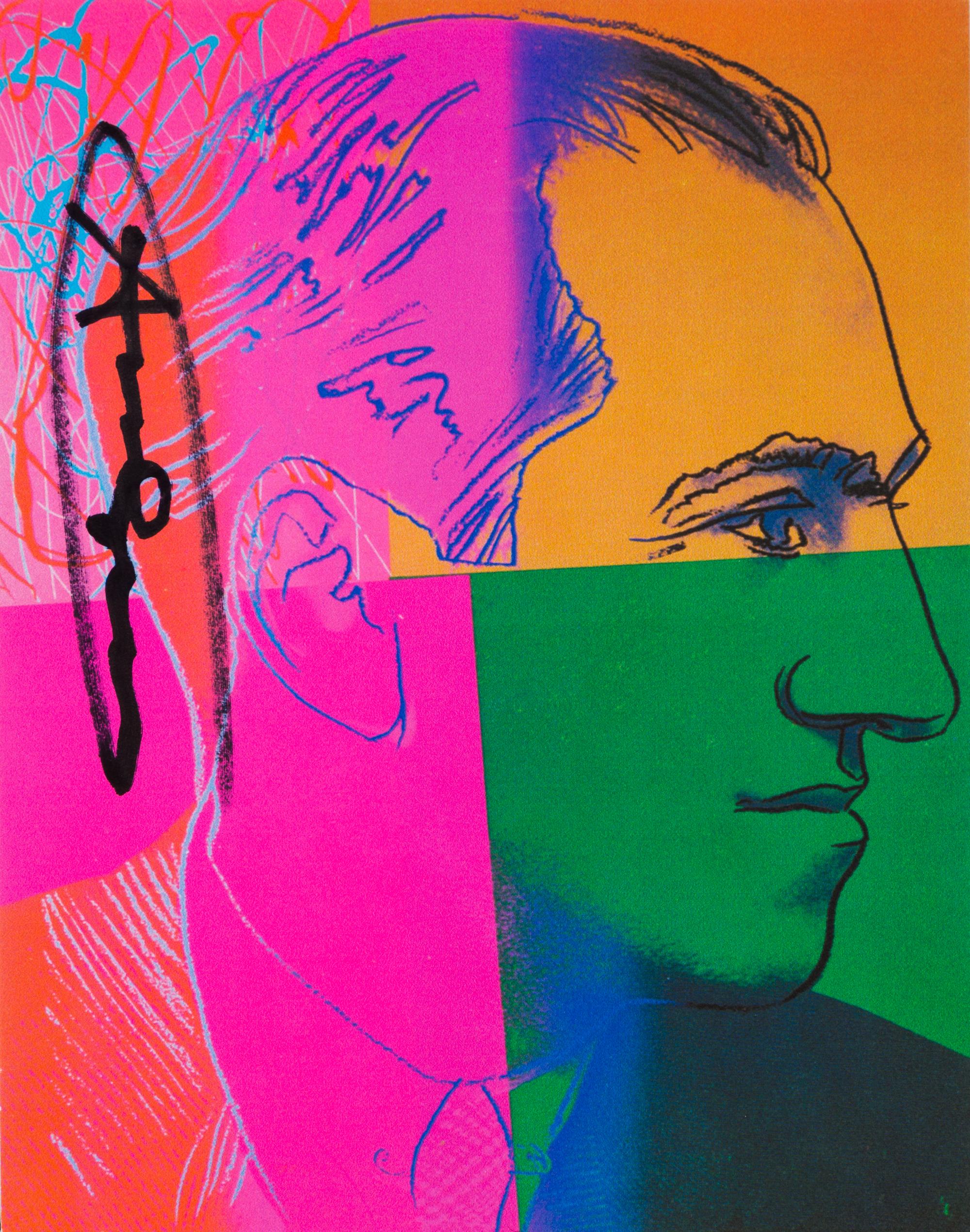 Andy Warhol, (American, 1928-1987), Ten Portraits of Jews of the Twentieth Century, 1980 (set of ten announcement cards from the Jewish