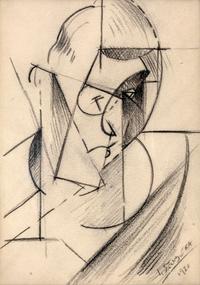 Cubist Sketch for a Portrait