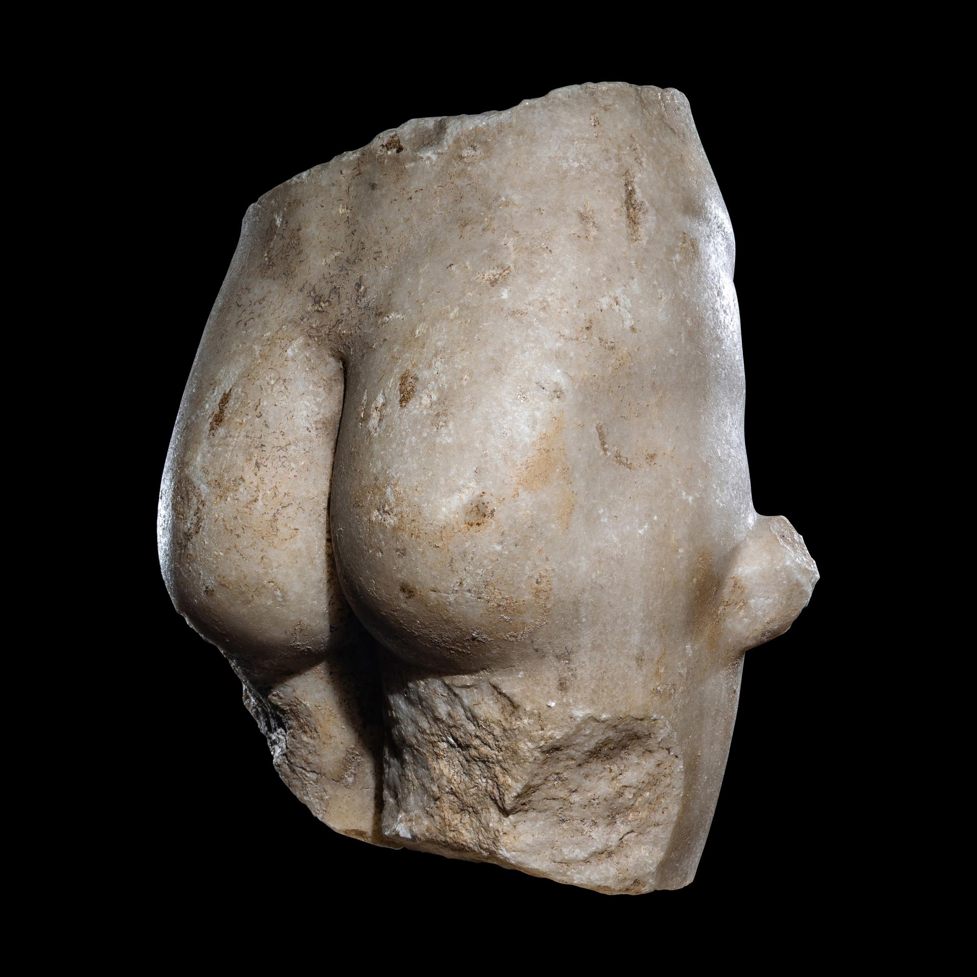 A Roman Marble Lower Torso of a Youth
