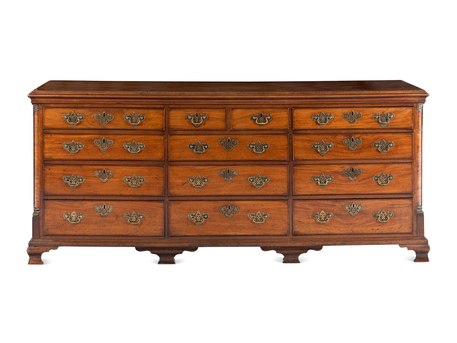 A George III Mahogany Side Cabinet