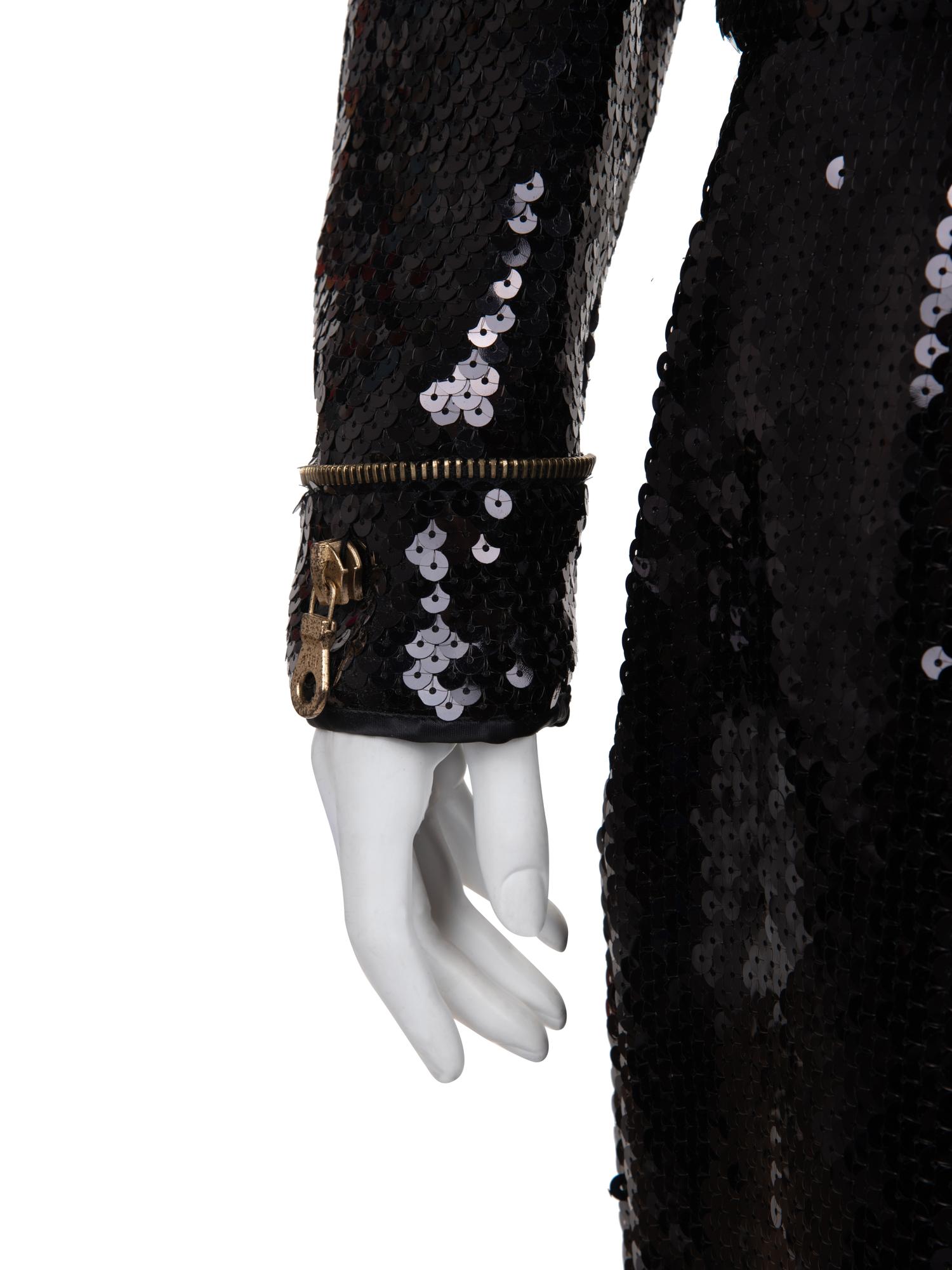Louis Féraud Sequined Two-Piece Skirt Suit, 1980s