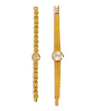 A Collection of 18 Karat Yellow Gold Wristwatches,