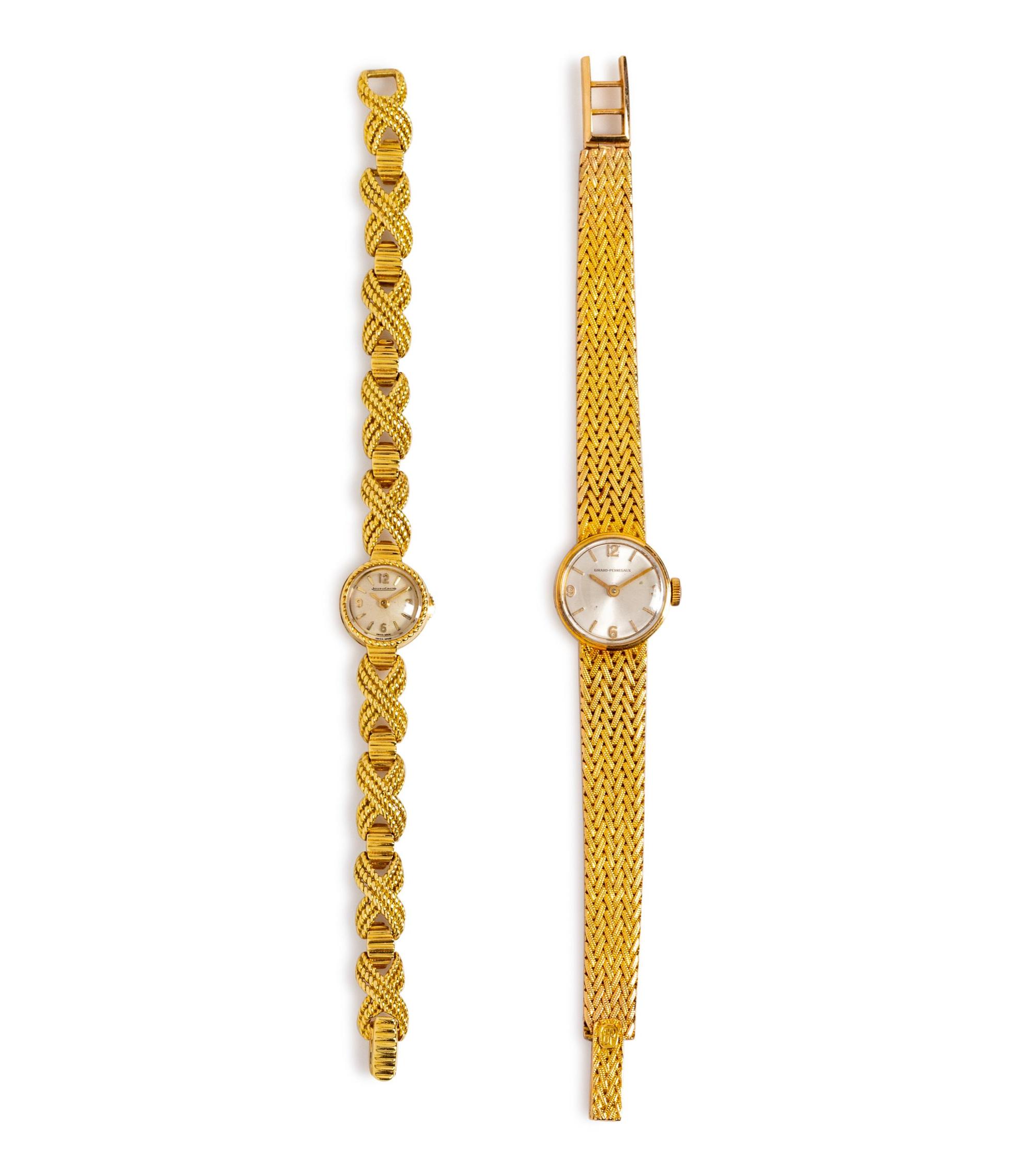 A Collection of 18 Karat Yellow Gold Wristwatches,