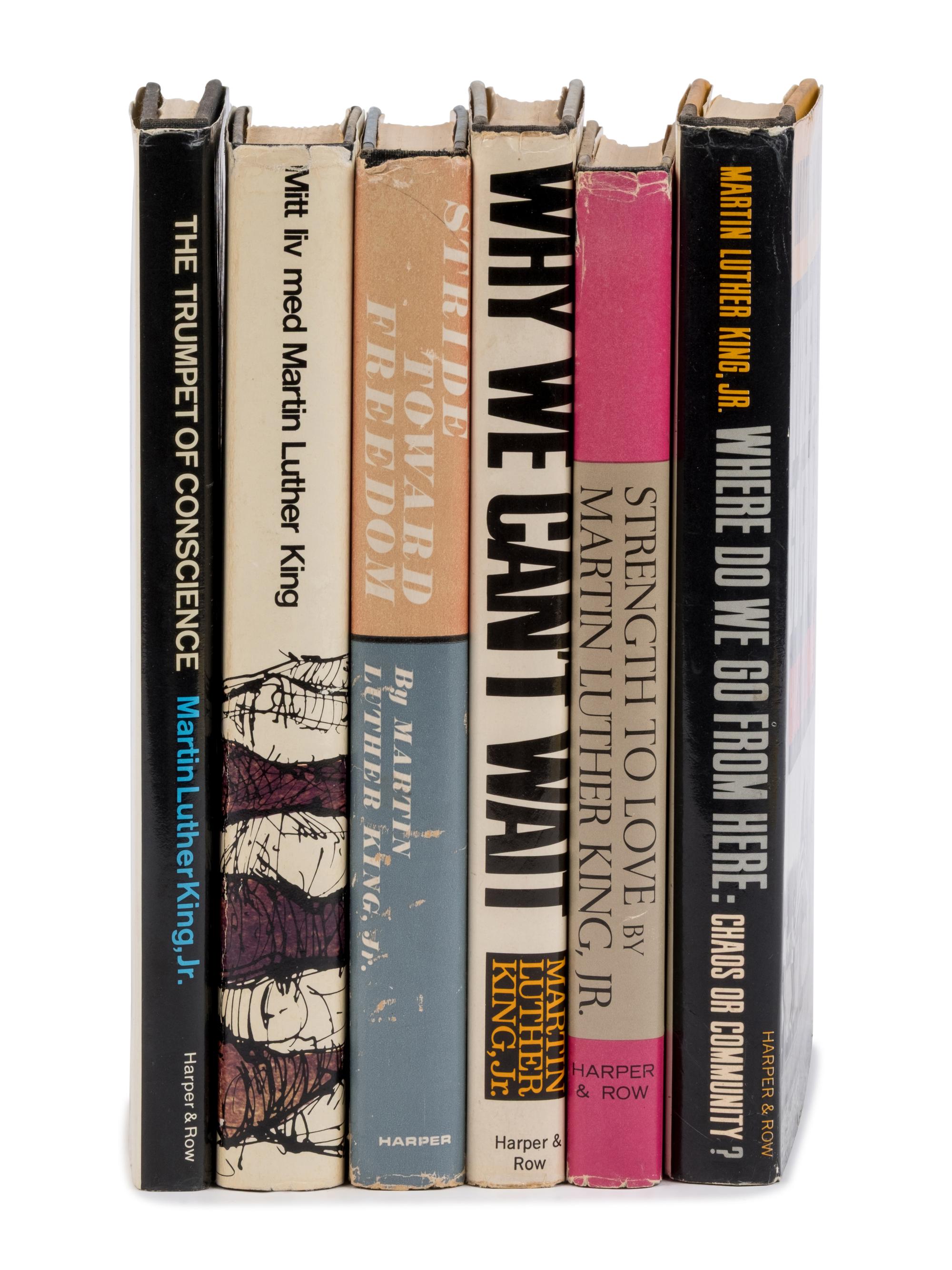 [African-Americana] [King, Martin Luther, Jr.] Group of 6 Titles by or About MLK