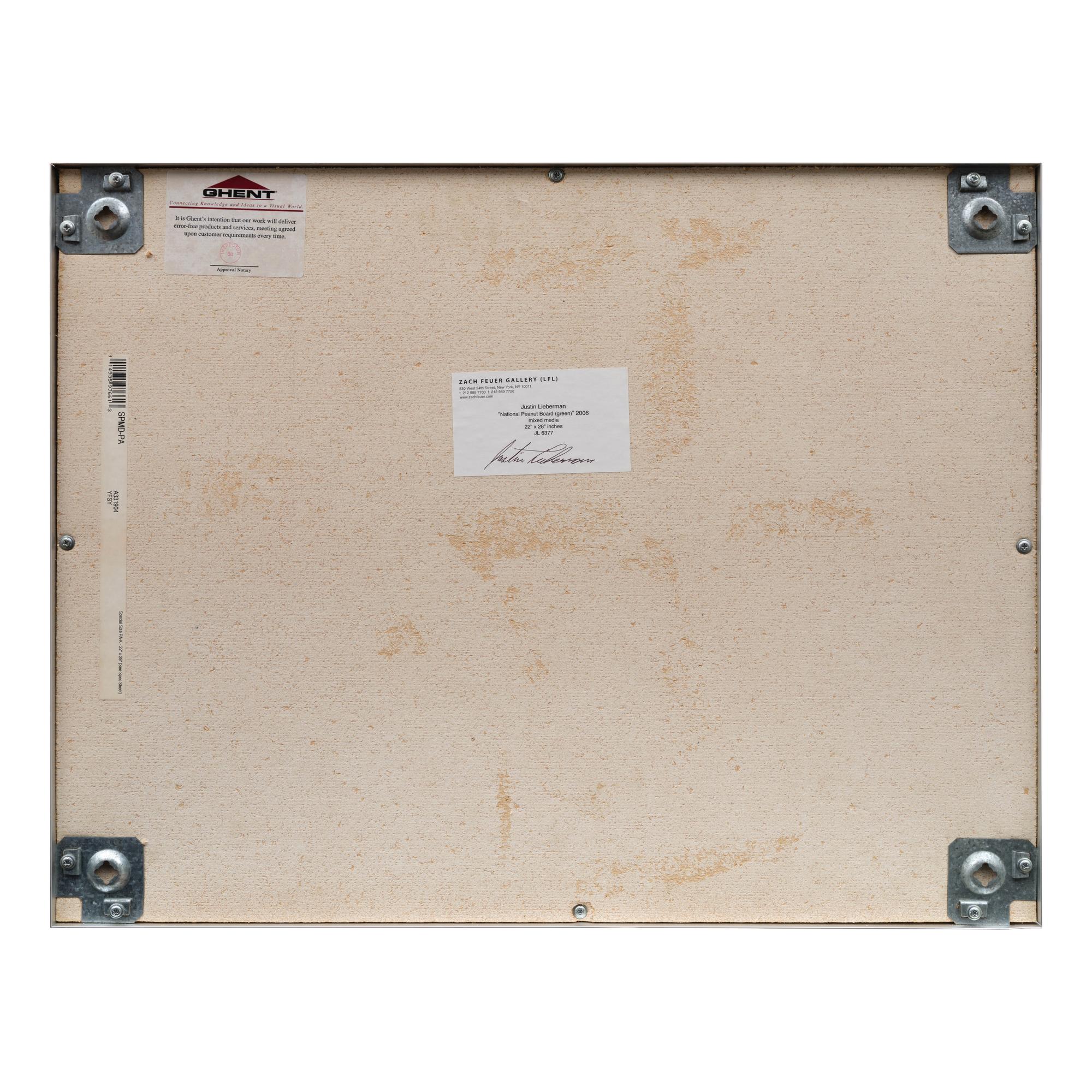 Justin Lieberman (American, b. 1977) — National Peanut Board (Green) , 2006