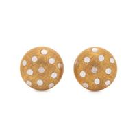 BICOLOR GOLD EARCLIPS