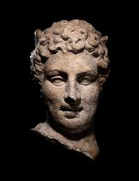 A Roman Marble Head of Hermes