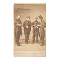 [Civil War] G roup of 8 photographs and imprints, including views of the Gatling Gun and gunmakers