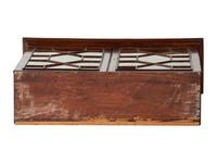 A Chippendale Mahogany and Cherrywood Serpentine Claw-and-Ball Foot Desk-and-Bookcase